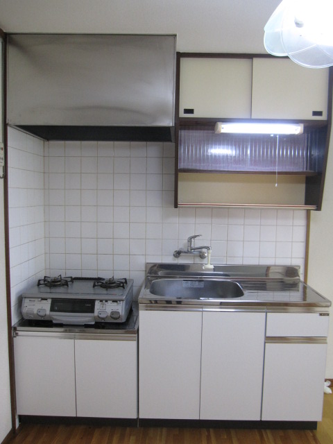 Kitchen. Gas stove installed Friendly Kitchen