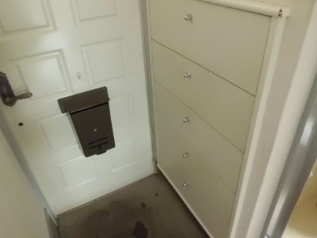 Entrance. With cupboard. Entrance around is also refreshing