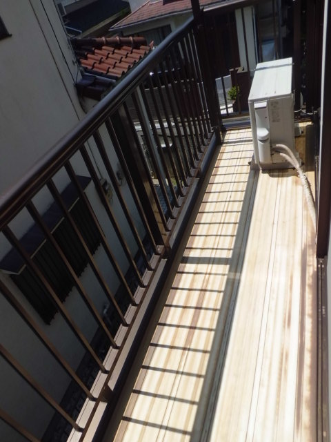 Balcony. Bright veranda