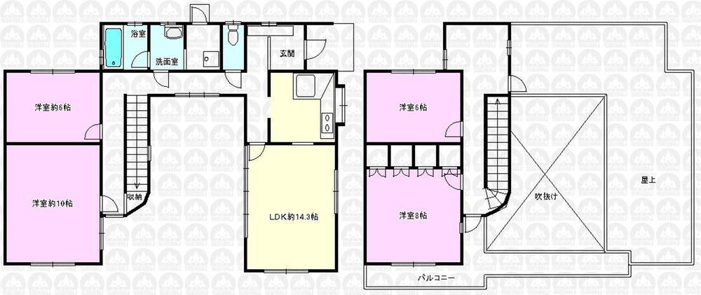 Floor plan. 25,800,000 yen, 4LDK, Land area 327.93 sq m , Building area 119.87 sq m floor plan