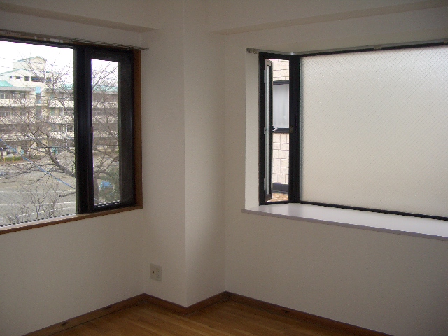 Other room space. Airy pat in a large bay window