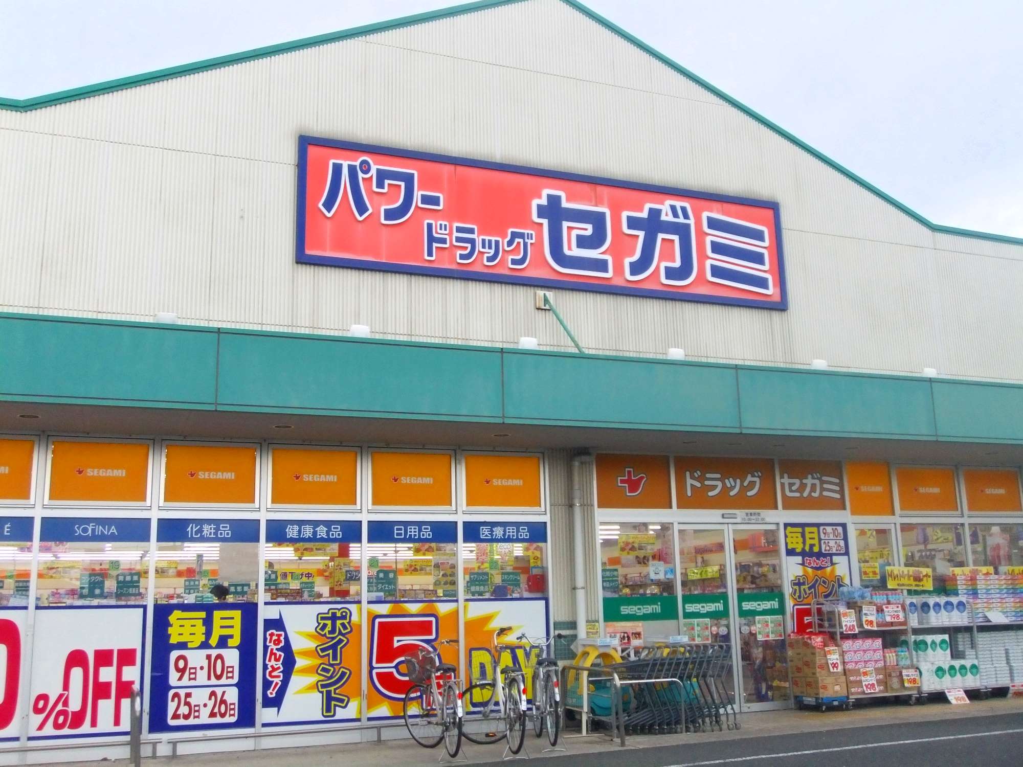 Dorakkusutoa. Drag Segami new Tokorozawa shop 1295m until (drugstore)