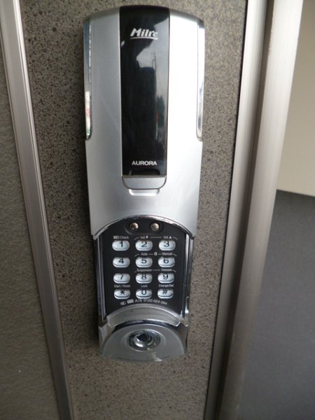 Security. Electronic lock