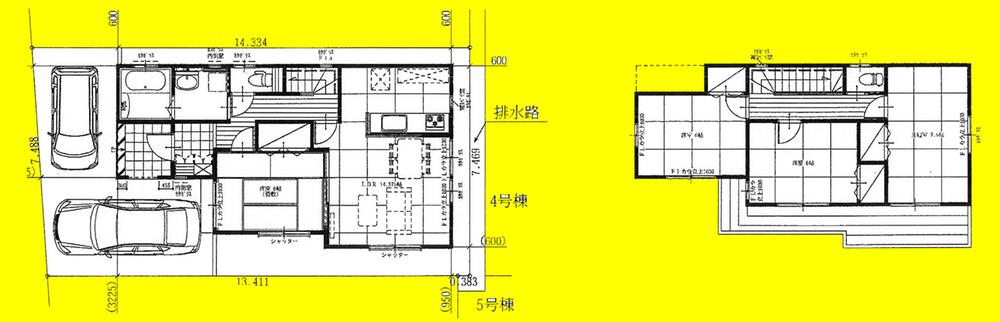 Floor plan. (2), Price 25,400,000 yen, 4LDK, Land area 105 sq m , Building area 96.67 sq m