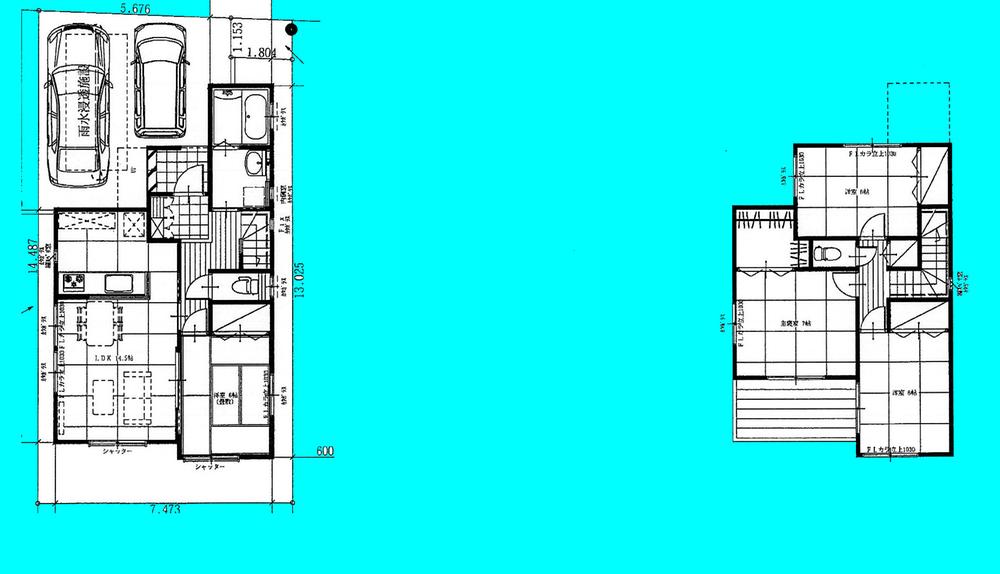 Floor plan. (4), Price 23.4 million yen, 4LDK, Land area 105 sq m , Building area 98.54 sq m