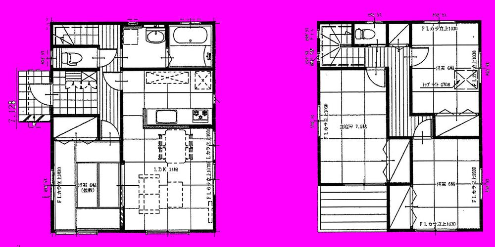 Floor plan. (5), Price 24,900,000 yen, 4LDK, Land area 124 sq m , Building area 99.37 sq m