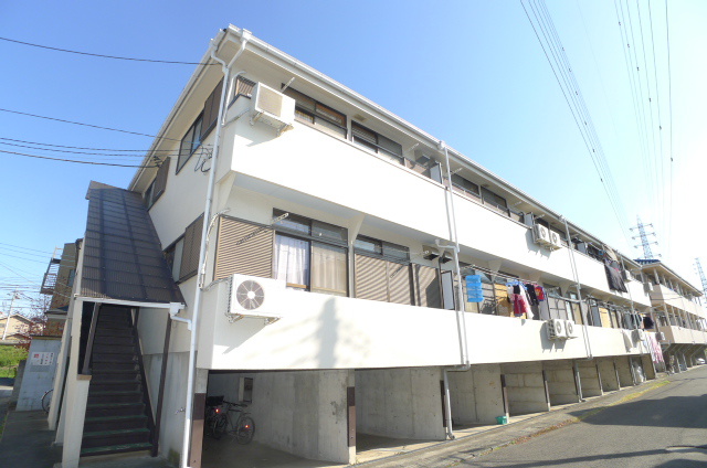 Building appearance. Sunny