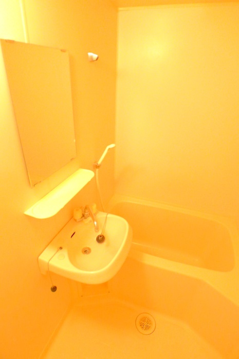 Bath. Bus toilet by