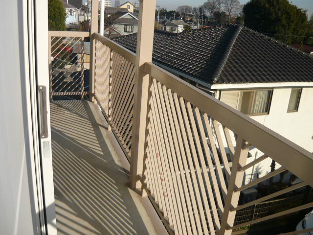 Balcony. Sunny veranda