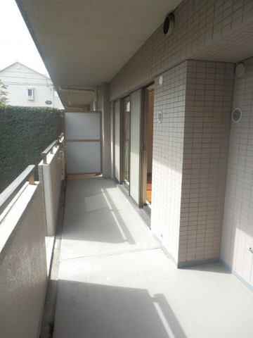 Balcony. It is a photograph of the balcony.