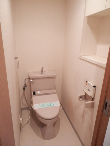 Toilet. There are also housed in the toilet.