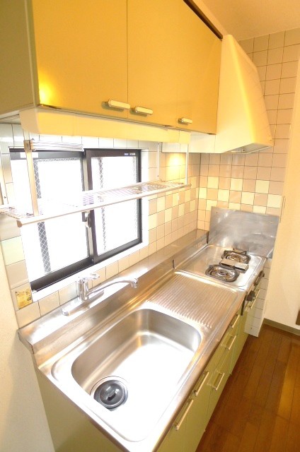 Kitchen. With gas stove