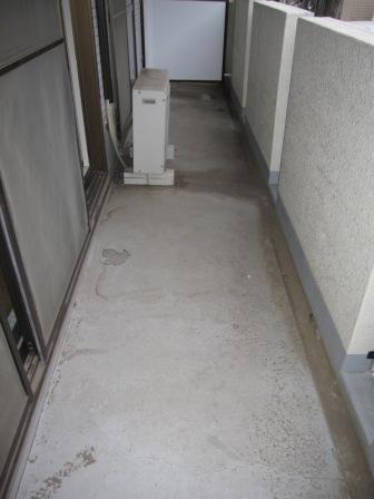 Balcony. Spacious veranda