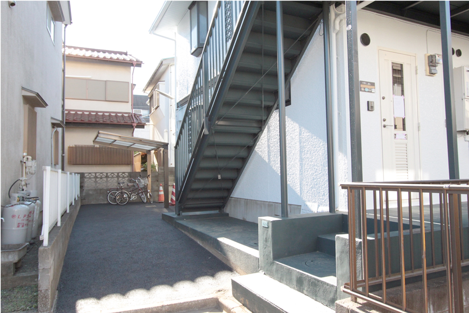 Other common areas. Bicycle parking is covered!