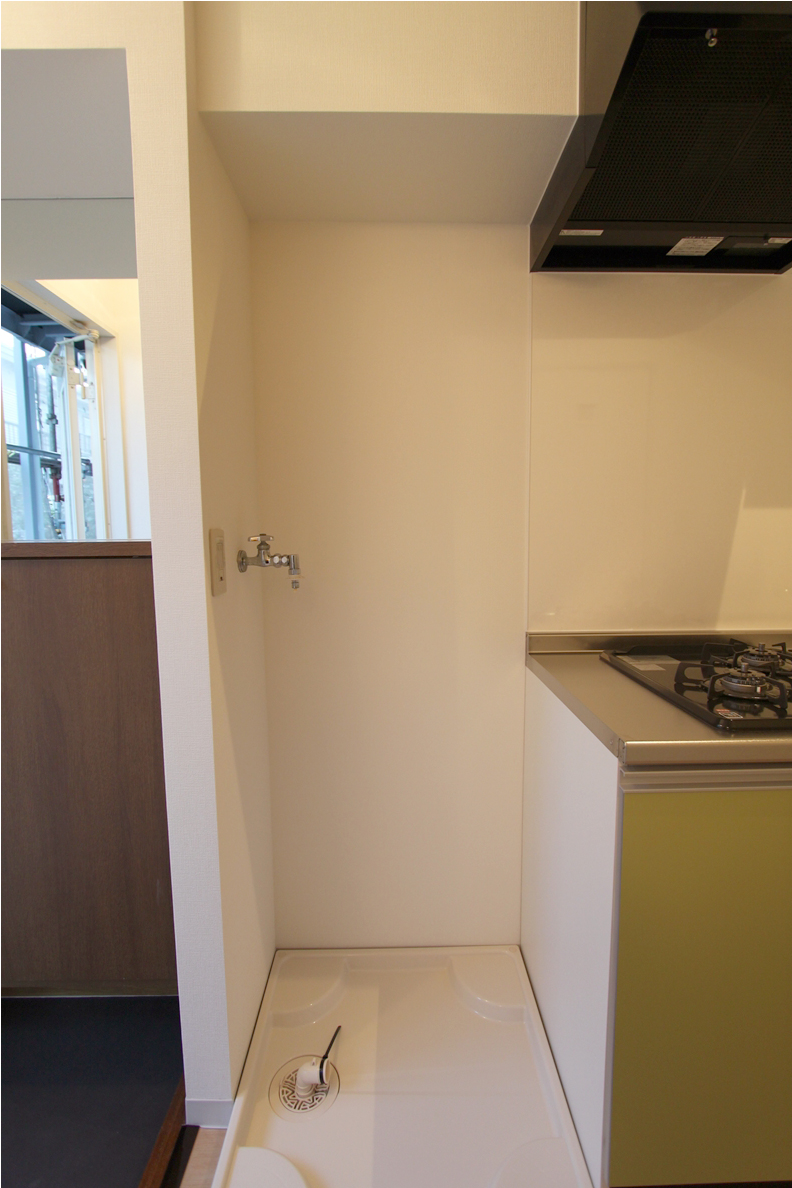Other common areas. Washing machine is indoor!