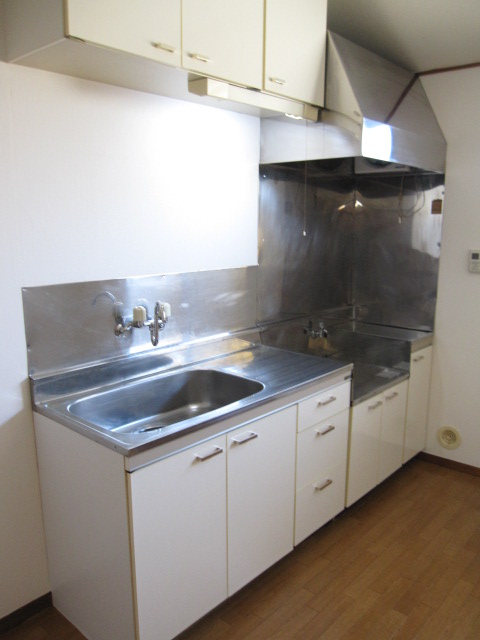 Kitchen. There is a window in the kitchen.