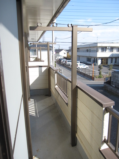 Balcony. Since the veranda surface parking sunny