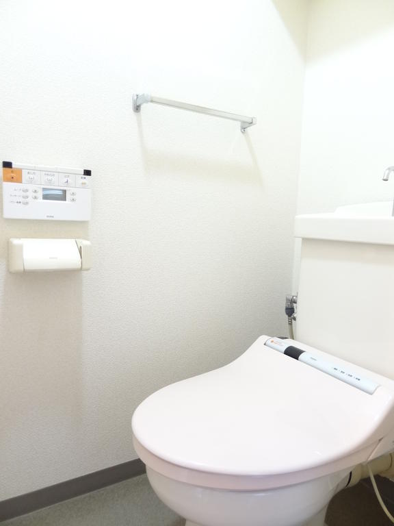 Toilet. Washlet that is attached to the toilet is not in the equipment.