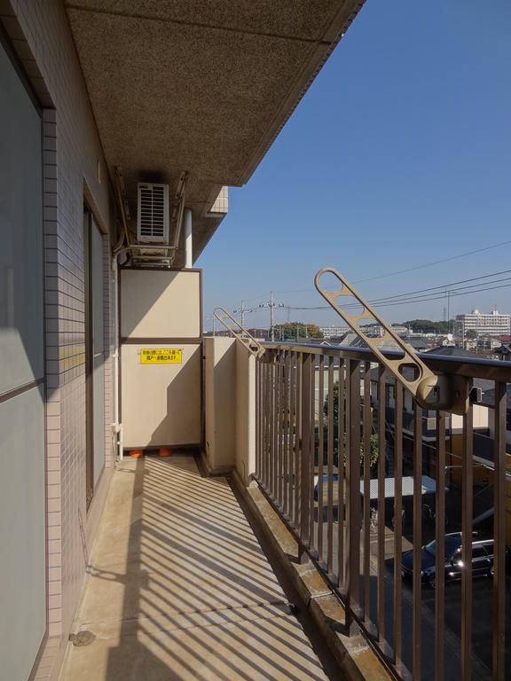Balcony. Since there is no on around tall buildings, View is also good.