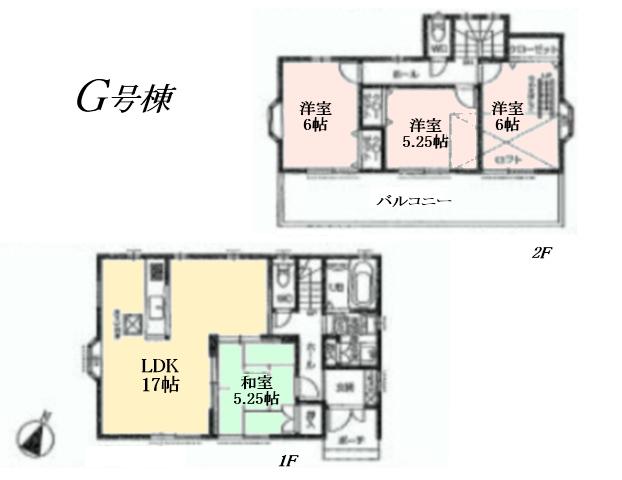 Floor plan. 36,800,000 yen, 4LDK, Land area 156.01 sq m , Building area 93.2 sq m