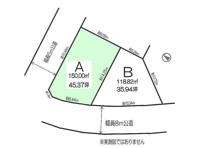 Compartment figure. Land price 28.8 million yen, Land area 150 sq m compartment view