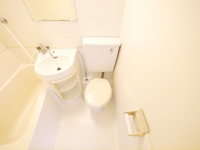 Toilet. Unit is a bus type