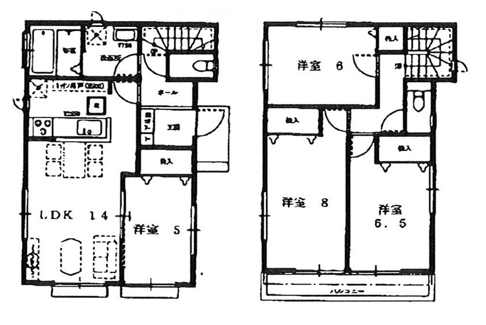 Floor plan. (F Building), Price 23.8 million yen, 4LDK, Land area 100.05 sq m , Building area 94.39 sq m