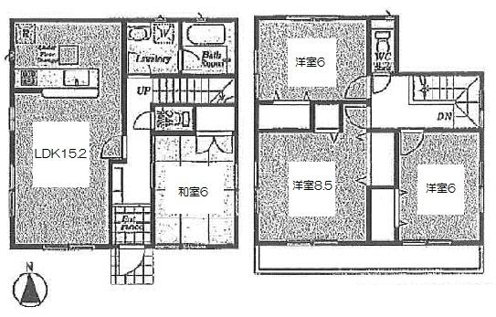 Floor plan. 29,800,000 yen, 4LDK, Land area 132.26 sq m , Building area 98.01 sq m floor plan