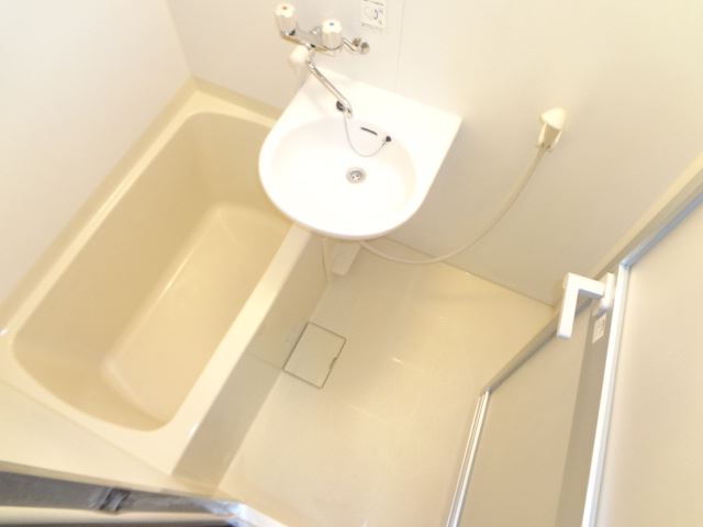Bath. Entrance of the storage is rich. 