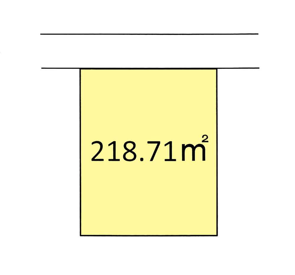 Compartment figure. Land price 29,200,000 yen, Land area 218.71 sq m