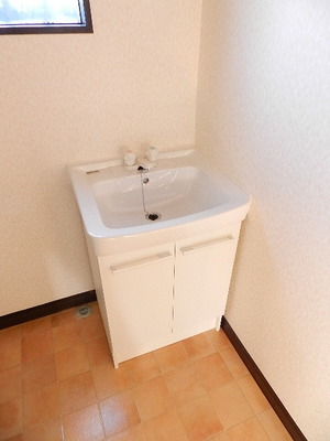 Washroom. Separate vanity