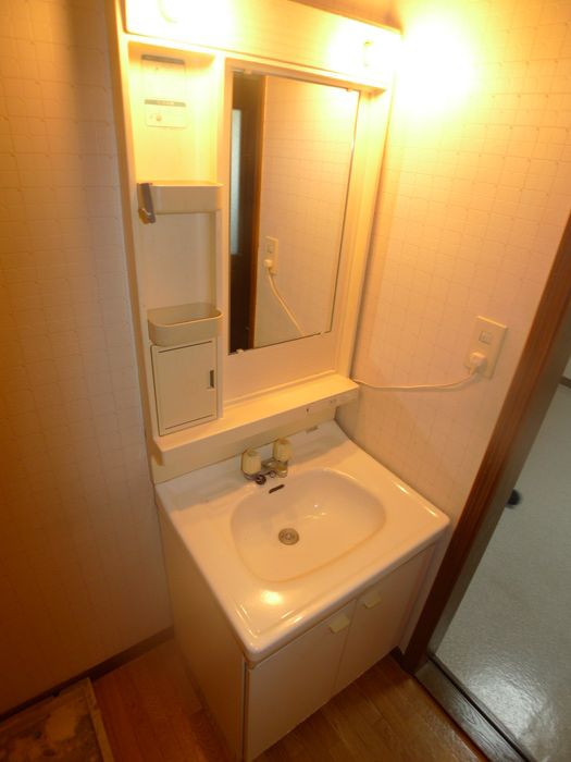 Washroom. Independent wash basin