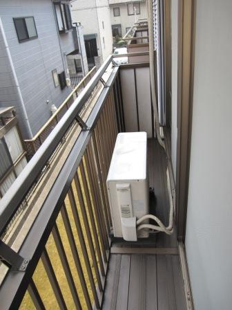 Balcony. With shutters also help in crime prevention.