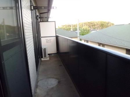 Balcony. Ventilation is good in the upper floor.