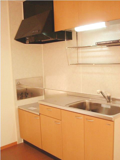 Kitchen. Gas stove installation Allowed ・ Single Lever