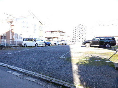 Parking lot. On-site parking pavement