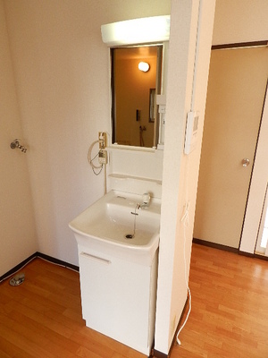 Washroom. Separate vanity