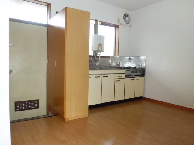 Kitchen. Gas stove installation-friendly kitchen is also available ventilation good window.