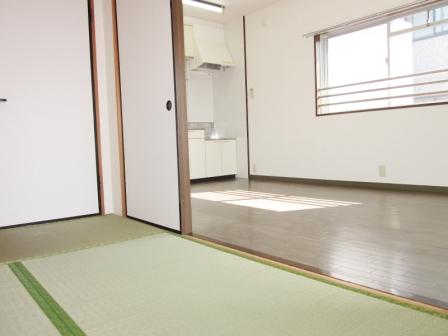 Living and room. Japanese-style room and a living-dining