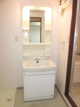 Washroom. Easy-to-use vanity