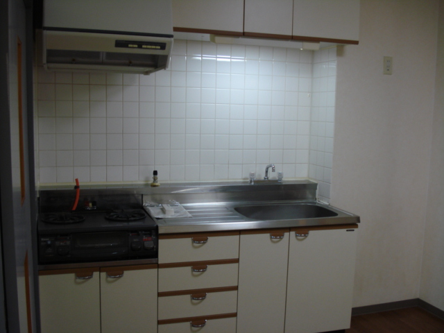 Kitchen. Gas stove installed Friendly Kitchen