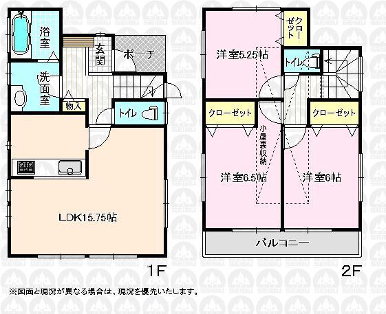 Floor plan. 27,800,000 yen, 3LDK, Land area 101.49 sq m , Building area 81.14 sq m