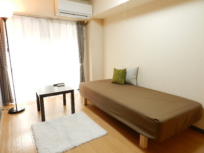 Living and room. Curtain double Air conditioning With lighting equipment