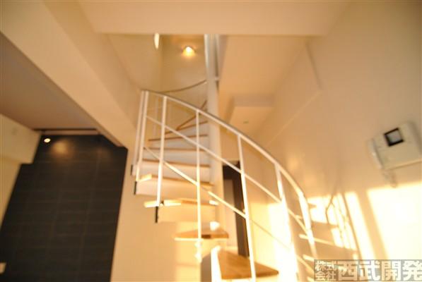 Living. Longing of the spiral staircase