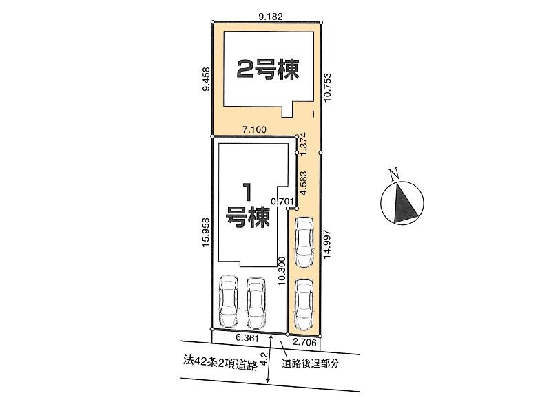 Compartment figure. 42,800,000 yen, 3LDK + S (storeroom), Land area 126 sq m , Building area 99.22 sq m compartment view