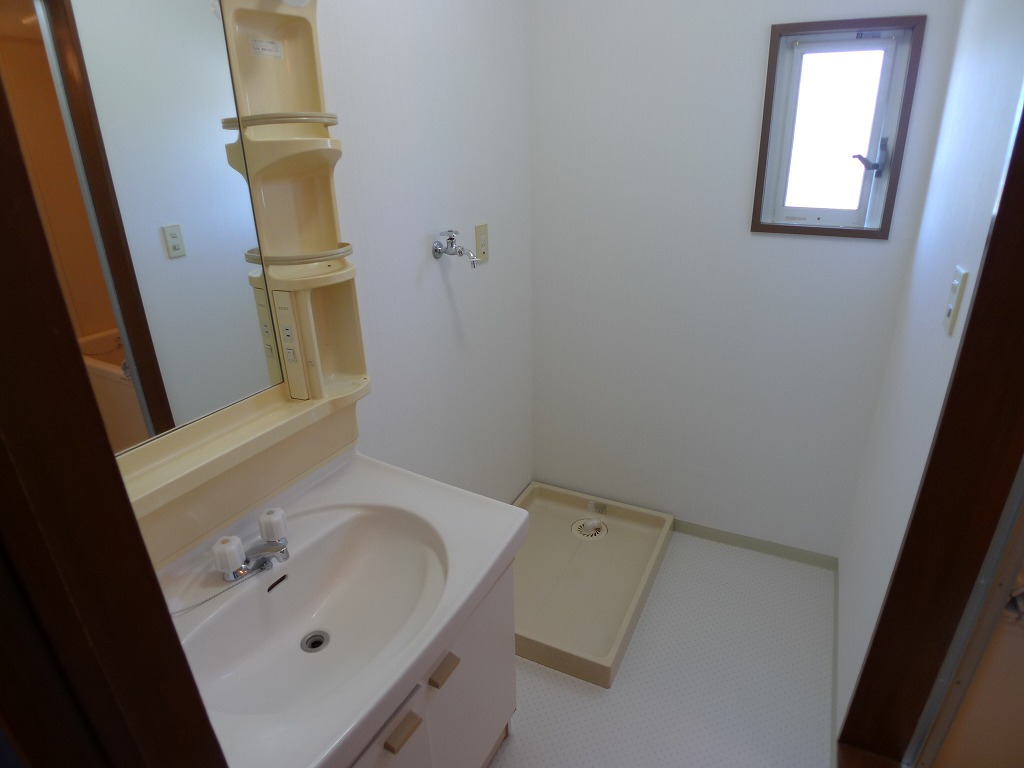 Washroom. Bright washroom there is a window