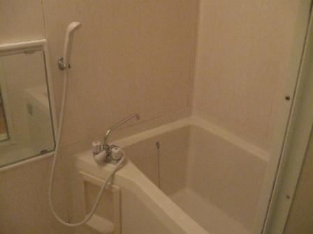 Bath. Bathing with a mirror