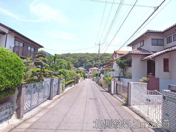 Local photos, including front road. North about 5.2m on public roads