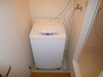 Washroom. Washing machine