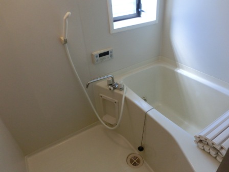 Bath. Bathroom with a window. Convenient with add-fired function